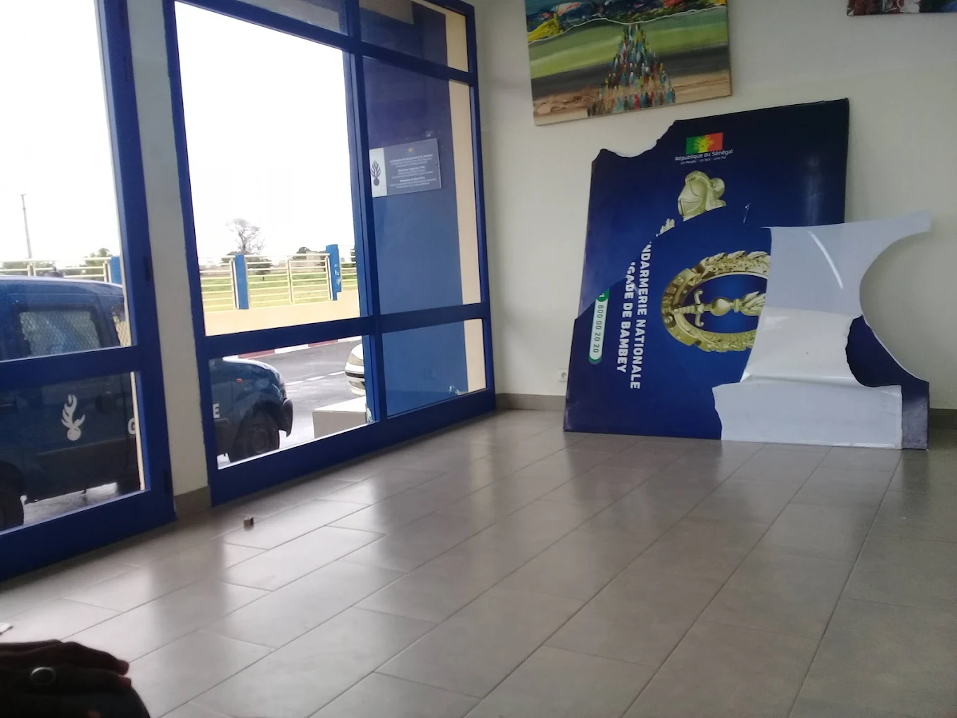 Gendarmerie Bambey – cour intérieure
